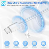 2 Pack 20W USB C Fast Charger with 6FT USB C Cable for iPhone 17 16 15 Pro Max Air Wall Charger