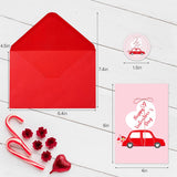 24 Valentine Cards For Adults & Kids With Envelopes And Matching Stickers, 12 Designs Gold Foil Assorted Valentines Day Gift Cards With Printed Message, Love Cards For Family, Friends & Loved Ones(4×6 In)