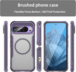 Pixel 9 Pro XL Case, Ultra Slim Shockproof TPU, MagSafe Compatible, Purple