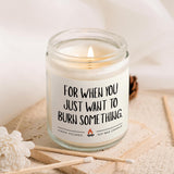 Gag Gifts For Women Candle Lavender Scented, Funny Anniversary & Birthday Gift For Her, Girlfriend, Wife, Best Friend Present, Christmas Valentines Day Mothers Day Office Gifts For Coworkers