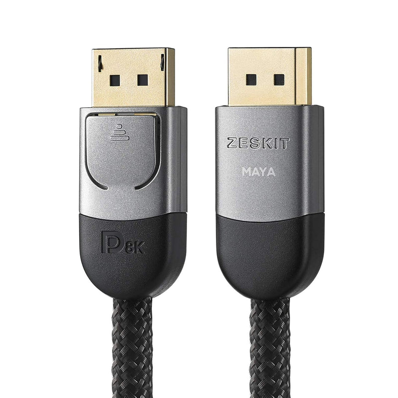 Maya Certified Dp 1.4 Cable, 4K 120Hz 8K 60Hz 1440P 144Hz 240Hz Hdr 32.4Gpbs H