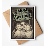 - Funny Mothers Day Card From Son (Handmade In Usa) - Funny Mothers Day Cards From Daughter, Thoughtful Gift For Mom (5X7 Inch, Blank Inside) With Kraft Envelope (Peel-Seal)
