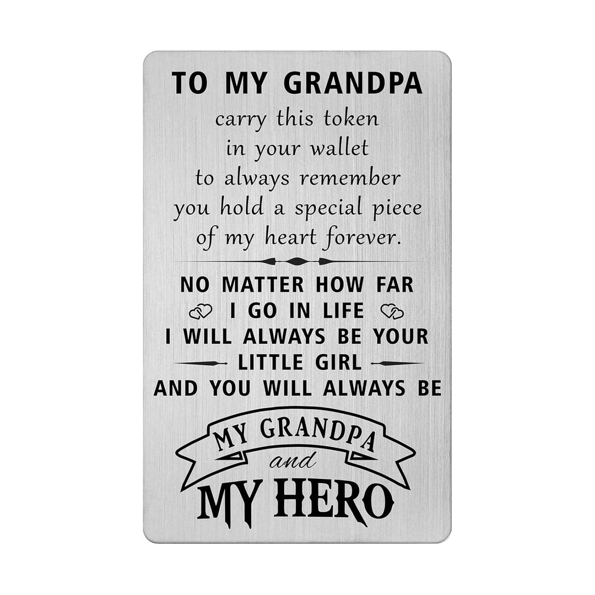 Grandpa Christmas Gifts From Granddaughter - Fathers Day Cards For Grandpa, Grandfather Birthday Cards For Grandpas From Grandkids, Grandfather Of The Bride Gift