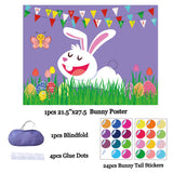 Easter Games For Kids Pin The Tail On The Bunny With 24 Stickers Easter Party Games Easter Rabbit Game For Easter Party Decorations Easter Egg Hunt Activities