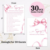 Bridal Shower Games 30 Guests, I Spy With My Little Camera Bridal Shower Wedding Games For Reception, Rehearsal Dinner Engagement Party Activities Game Card/Hl 010
