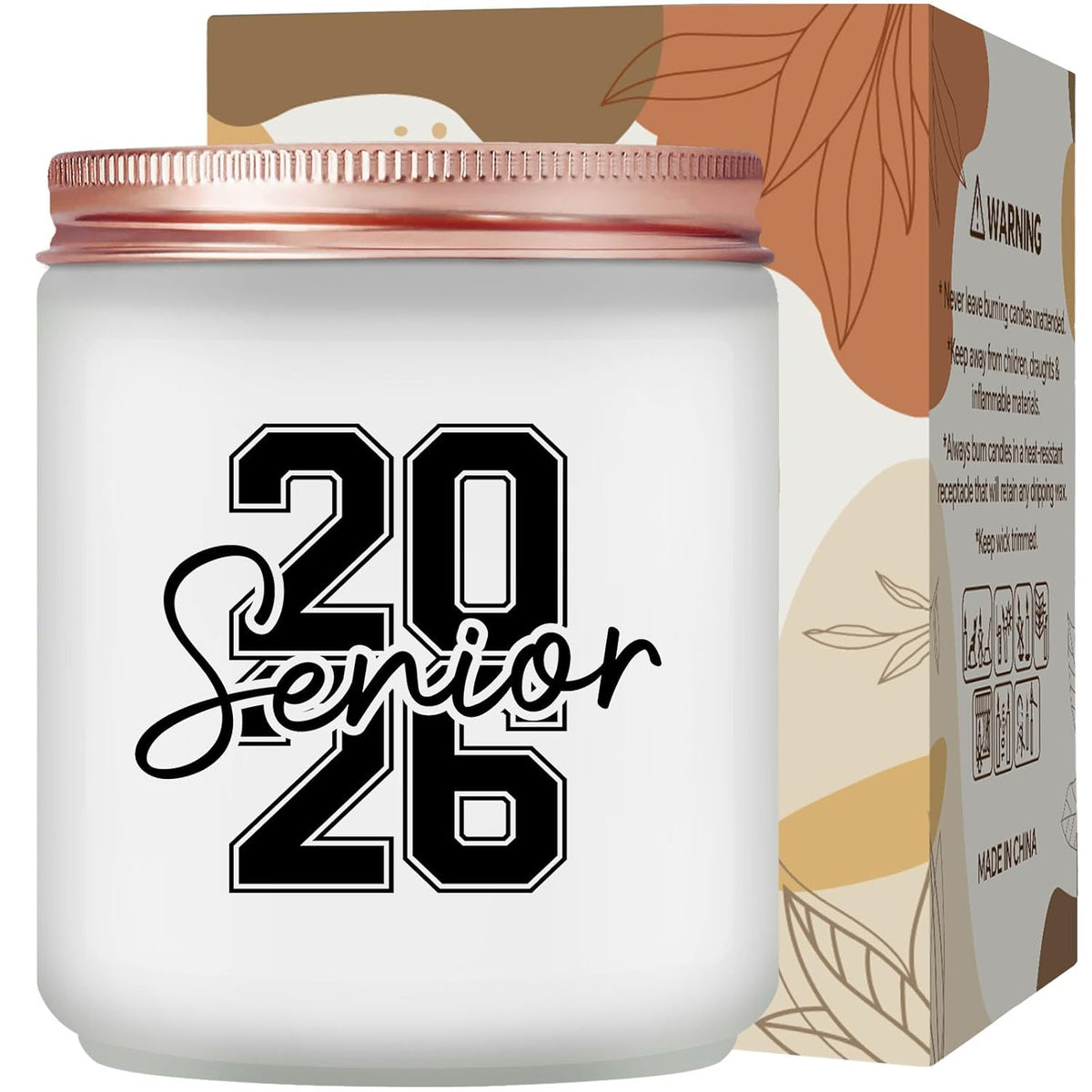 Gifts For High School Senior Girls - Senior Graduation Night Gifts For Women, Unique Softball, Baseball Graduation 2026 Present Candle