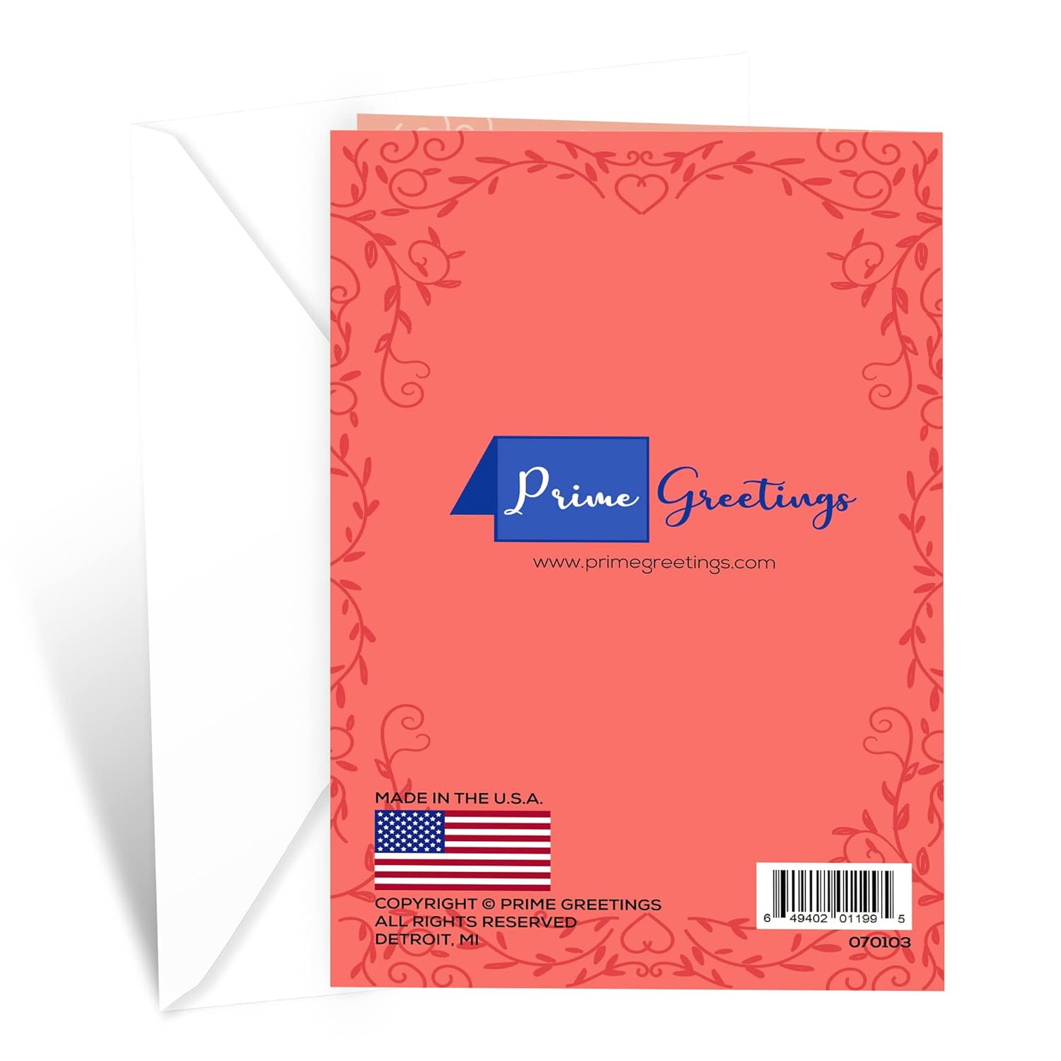 Mom Valentine'S Day Card, Made In America, Eco-Friendly, Thick Card Stock With Premium Envelope 5In X 7.75In, Packaged In Protective Mailer (Flowers)