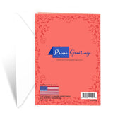 Mom Valentine'S Day Card, Made In America, Eco-Friendly, Thick Card Stock With Premium Envelope 5In X 7.75In, Packaged In Protective Mailer (Flowers)