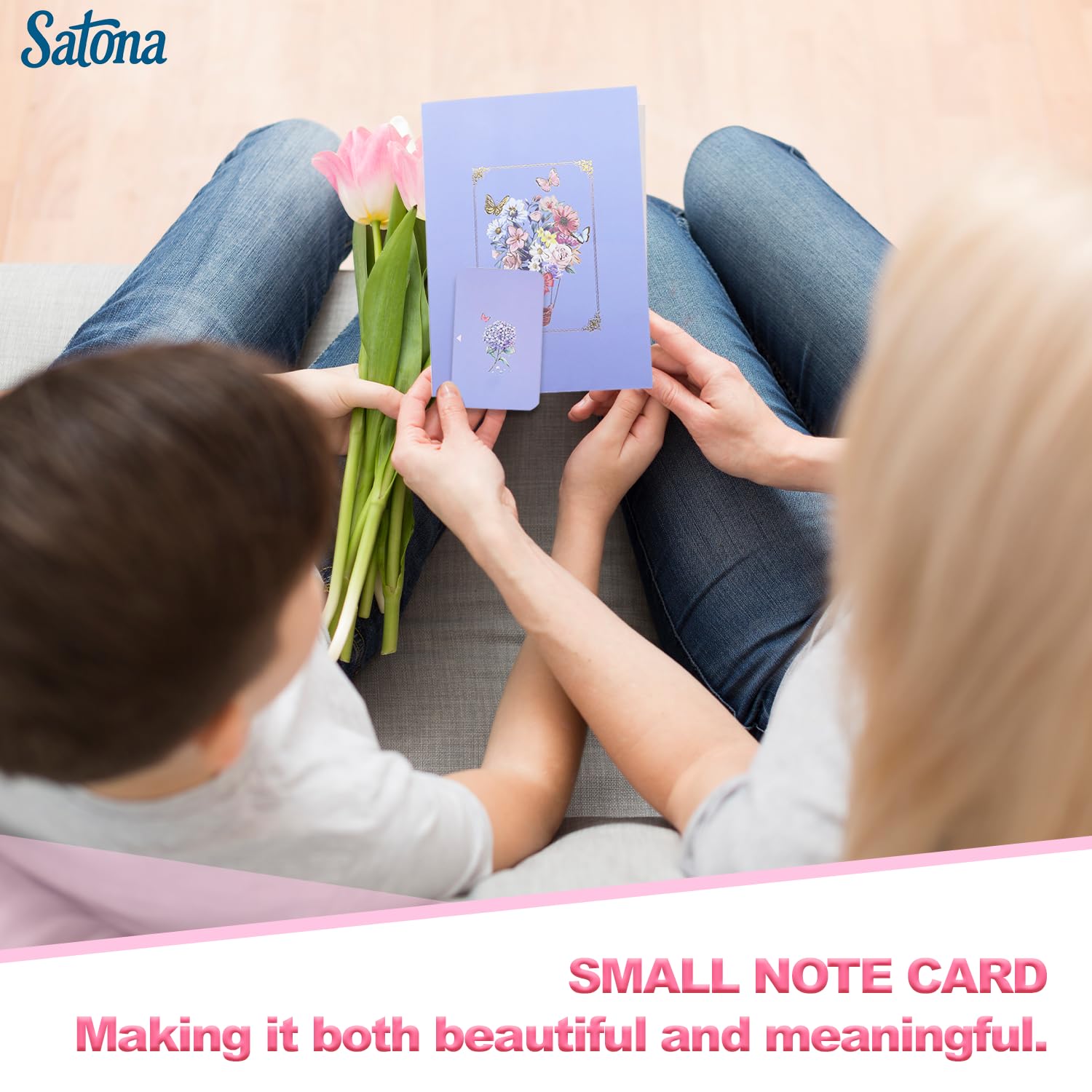3D Pop-Up Butterfly Greeting Card – Elegant Floral And Butterfly Design With Gold Foil Details, Perfect For Birthdays, Anniversaries, Thank You Notes, All Occasions – Includes Envelope And Message Space (Hydrangea Bloom)