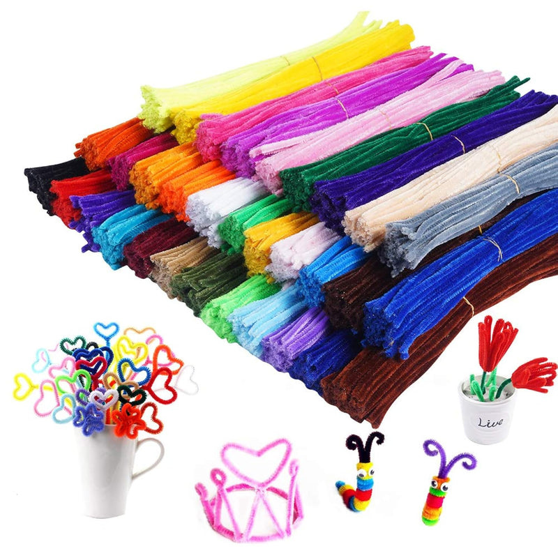 Pipe Cleaners,1600 Pieces Pipe Cleaners Crafts Pipe Cleaners Craft Supplies In