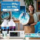 2 Gallon Epoxy Resin With Pumps, Bubble Free Resin Epoxy Kit, Crystal Clear Epoxy Resin And Hardener For Diy Art, Molds,Craft