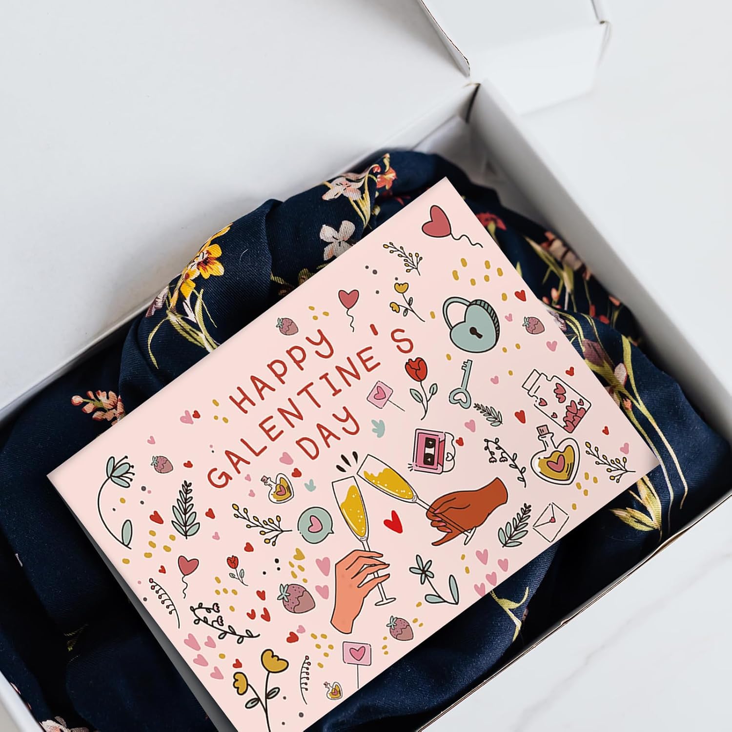 Happy Galentine'S Day Card, Valentines Day Card For Best Friend, Galentine'S Day Gift For Friends, Bestie Valentines Card