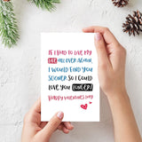 Romantic Love Poem Valentine'S Day Card, Sweet Valentines Day Card For Him Her, If I Had To Live My Life All Over Again...