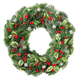 Artificial Holly Berries, 10 Mm Fake Berries Decor On Wire For Christmas Tree Decorations Flower Wreath Diy Craft Use 300 Pieces (Red)