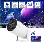 5G WiFi Mini Projector - 1080P, 4K Support, 130" Display, HDMI, USB, iPhone/Android