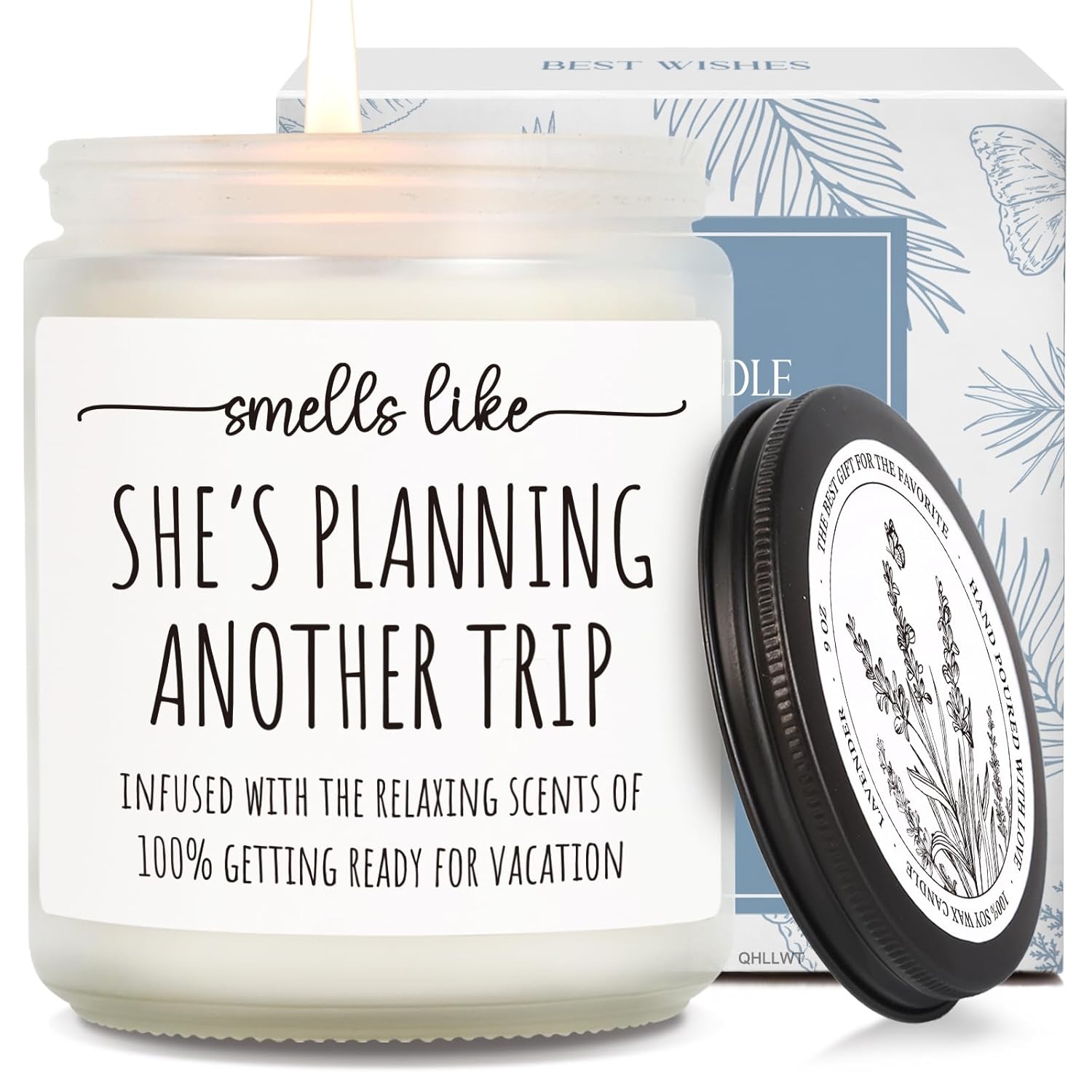 Best Travel Candle Gifts For Women, Smells Like Shes Planning Another Trip, Unique Candles For People Who Like Travel, International Traveler Planner Vacation Retirement Candles Gift Idea-32