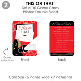 Big Dot of Happiness Red Carpet - 4 Movie Night Party Games - 10 Cards Each - Gamerific Bundle