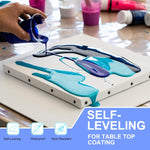 Epoxy Resin 2 Gallon Kit, Pure Glossy Crystal Clear Resin Epoxy With Pump, Bubble Free Anti Yellowing With Self Leveling Formula For Casting, Jewelry Making, Table Top, Wood & Art Crafts