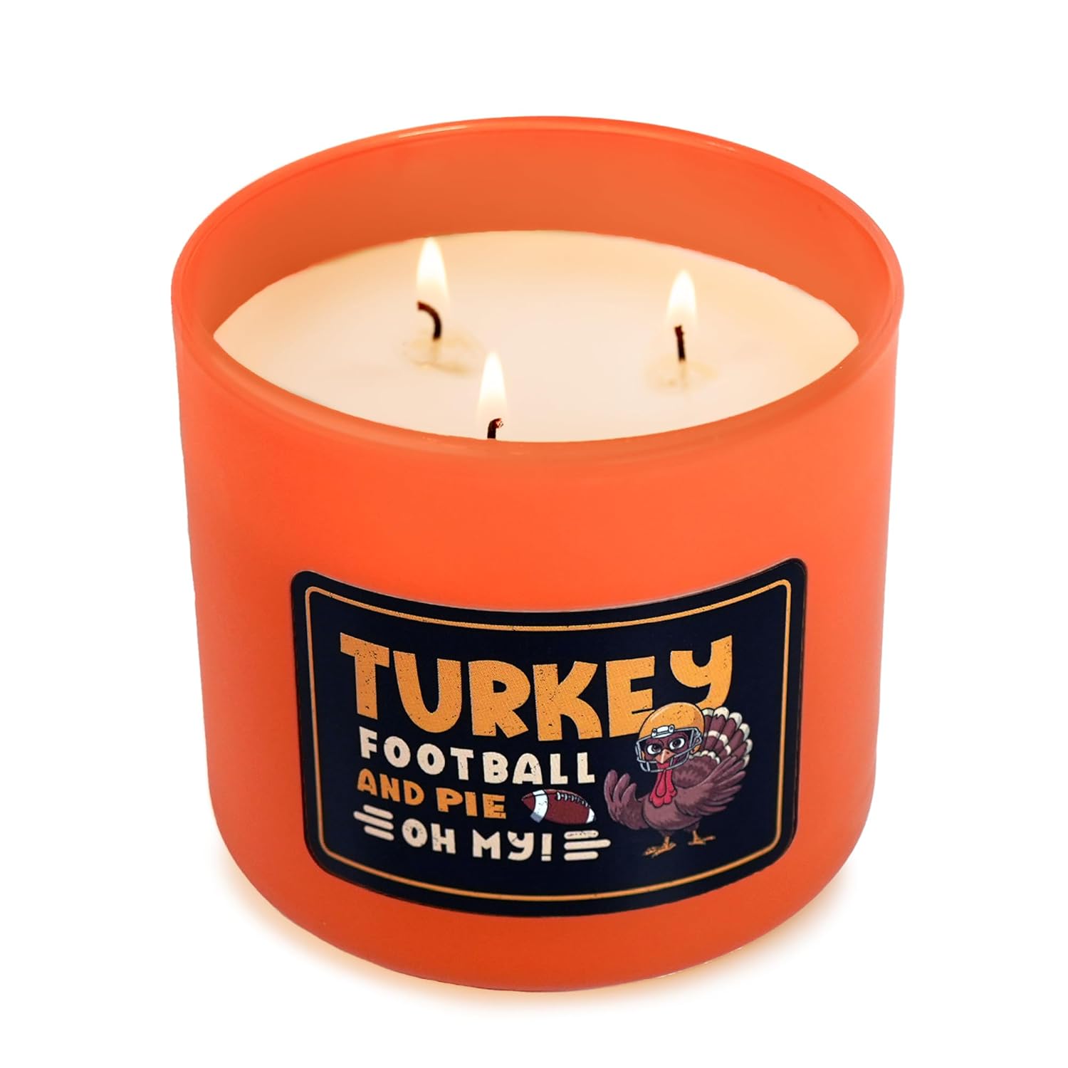 Colonial Candle Thanksgiving Scented Candle, Turkey-Football-Pie, Festive Scent, 14 oz - Made in The USA