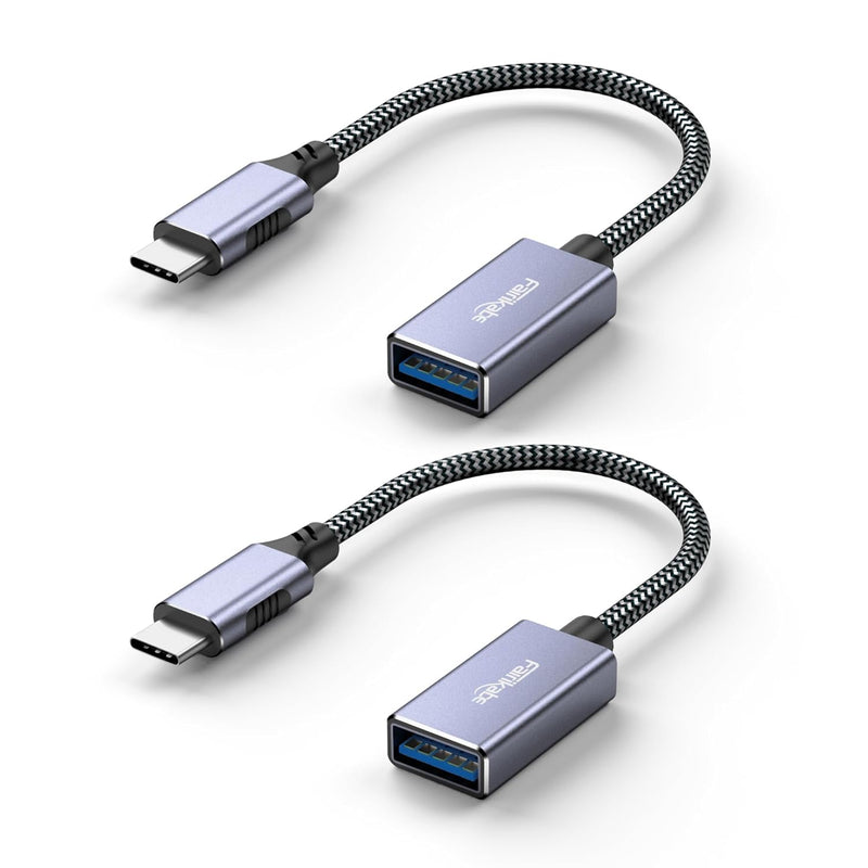 Usb To Usbc Adapter Cable [2 Pack], Usb C Male To Usba 3.0 Female Adapter, Usb