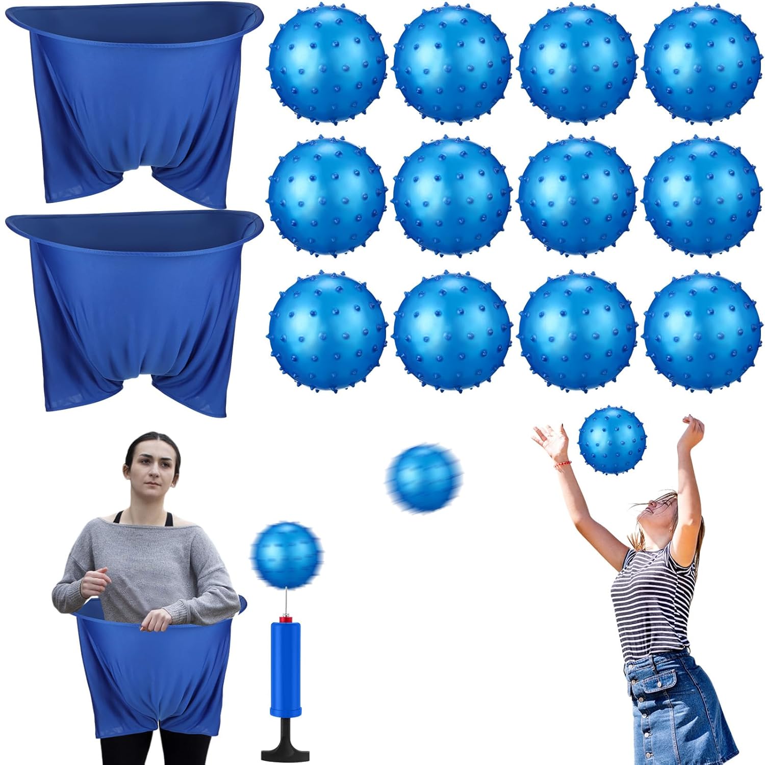 15 Pcs Gender Reveal Games Bridal Shower Games Included 3 Blue Large Diaper With 12 Inflatable Balls Funniest Shower Games Ever, How Many Balls Can You Catch In A Diaper For Gender Reveal Party