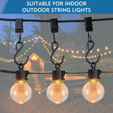 Christmas Light Clips Hanging Hooks - 50 Pack Outdoor String Light Clips - Heavy Duty Metal Camper Awning String Party Light Hook - Holiday Light Clips Hangers Canopy Tent Rv Xmas Decor Clamps