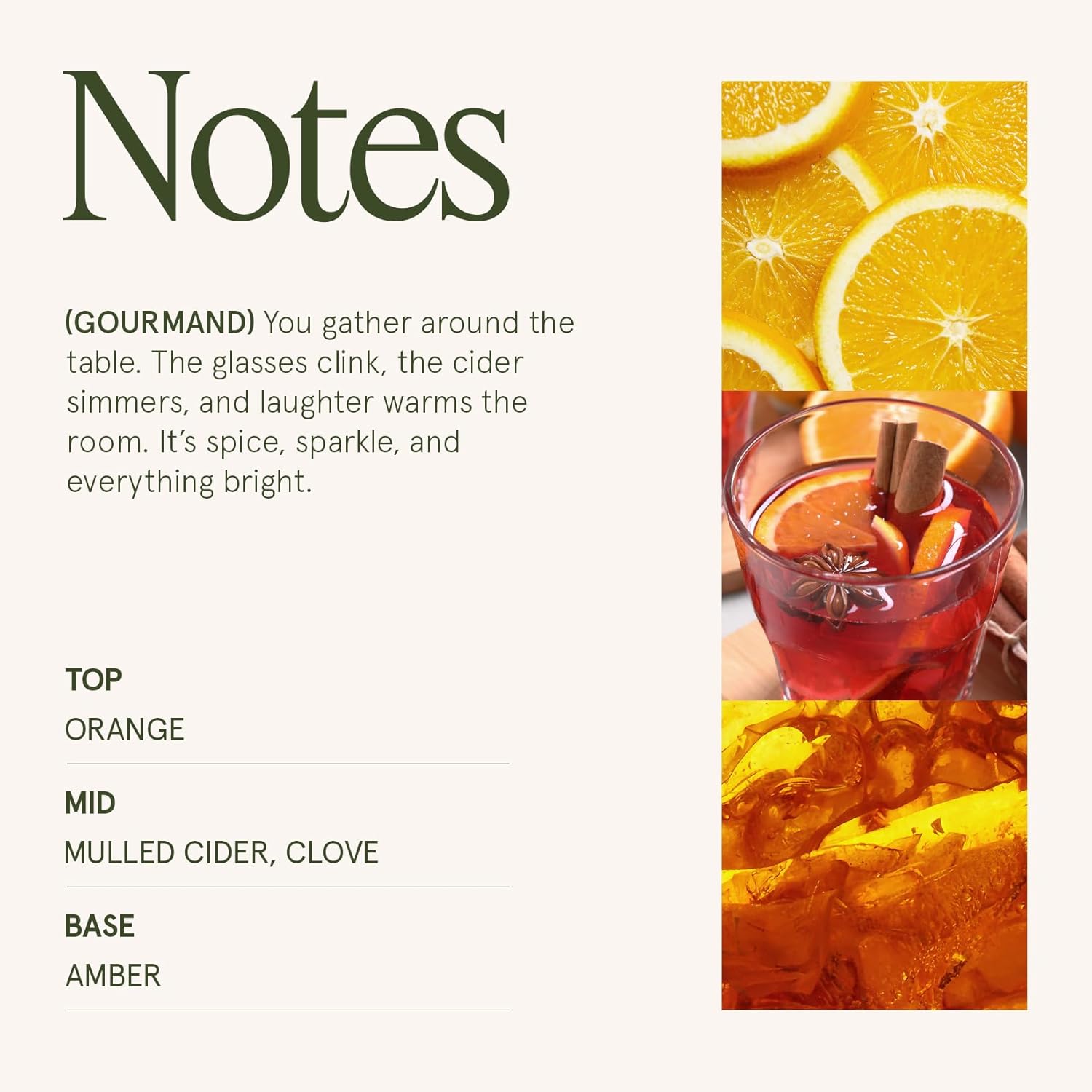 Sparkling Cider Mule Candle | Apple Cider, Orange & Amber | 19 Oz Wooden Wick | 90-Hour Clean Burn | Vibrant Scent | Gift For Hosts & Tablescapes