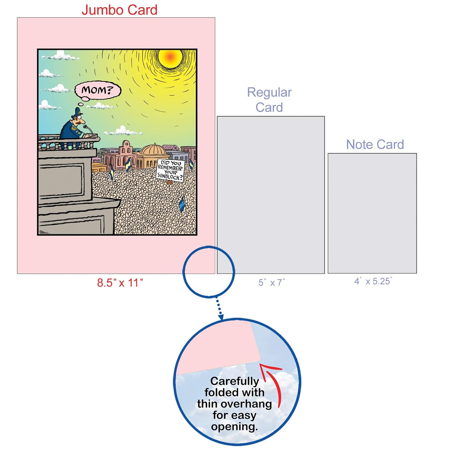 - Funny Mother'S Day Greeting Card (8.5 X 11 Inch) - Jumbo Comic, Cartoon Humor For Mom - Leader'S Mom J9208Mdg