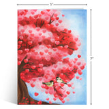 Heart Tree Pop Up Card, Love 3D Popup Greeting Cards, Gifts For Birthday, Mothers Day, Anniversary, Valentines Day, Mom, Wife, Girlfriend, Sister, 5X7 - Includes Envelope And Message Note