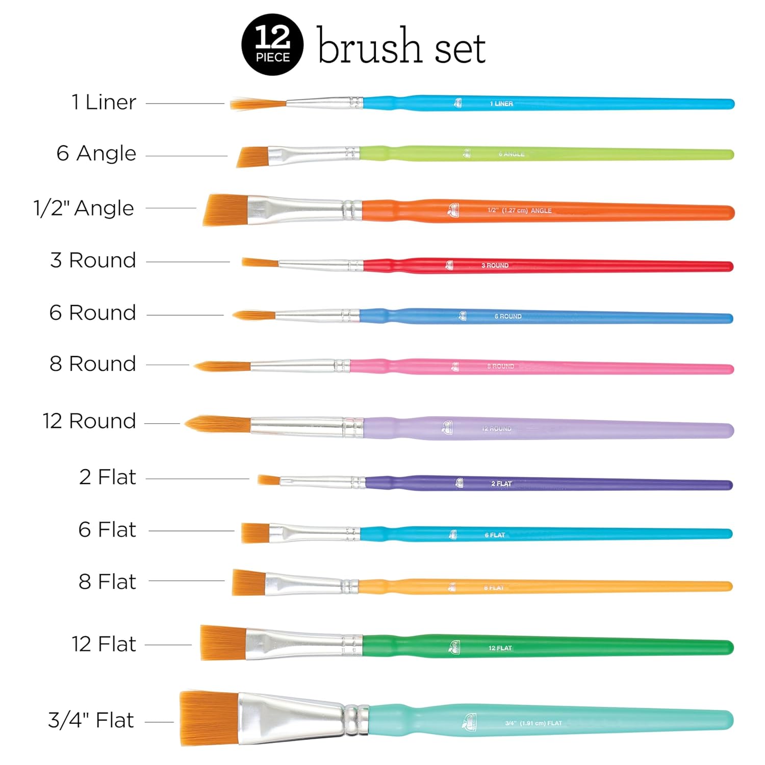 Apple Barrel Acrylic Craft Paint Kit, Matte Finish, 36 pc