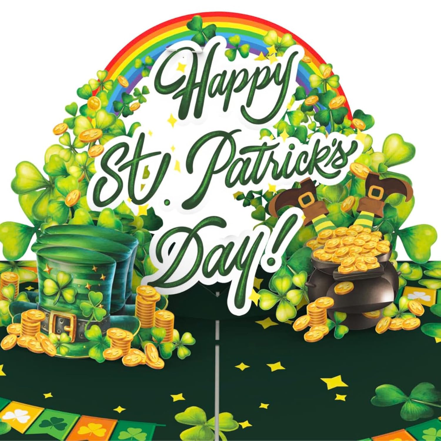 - St Patricks Day Card, Happy St Patricks Day Pop Up Card For Kids, Family, Friend, 6X8 Inch St Patrick'S Day Cards, Saint Patricks Day Card Included Envelope