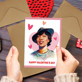 Black History Month Valentine'S Day Cards - 24Pcs African American History Valentine Greetingcards, Classroom Party Favors, Valentine Days Gift For Student Exchange Card