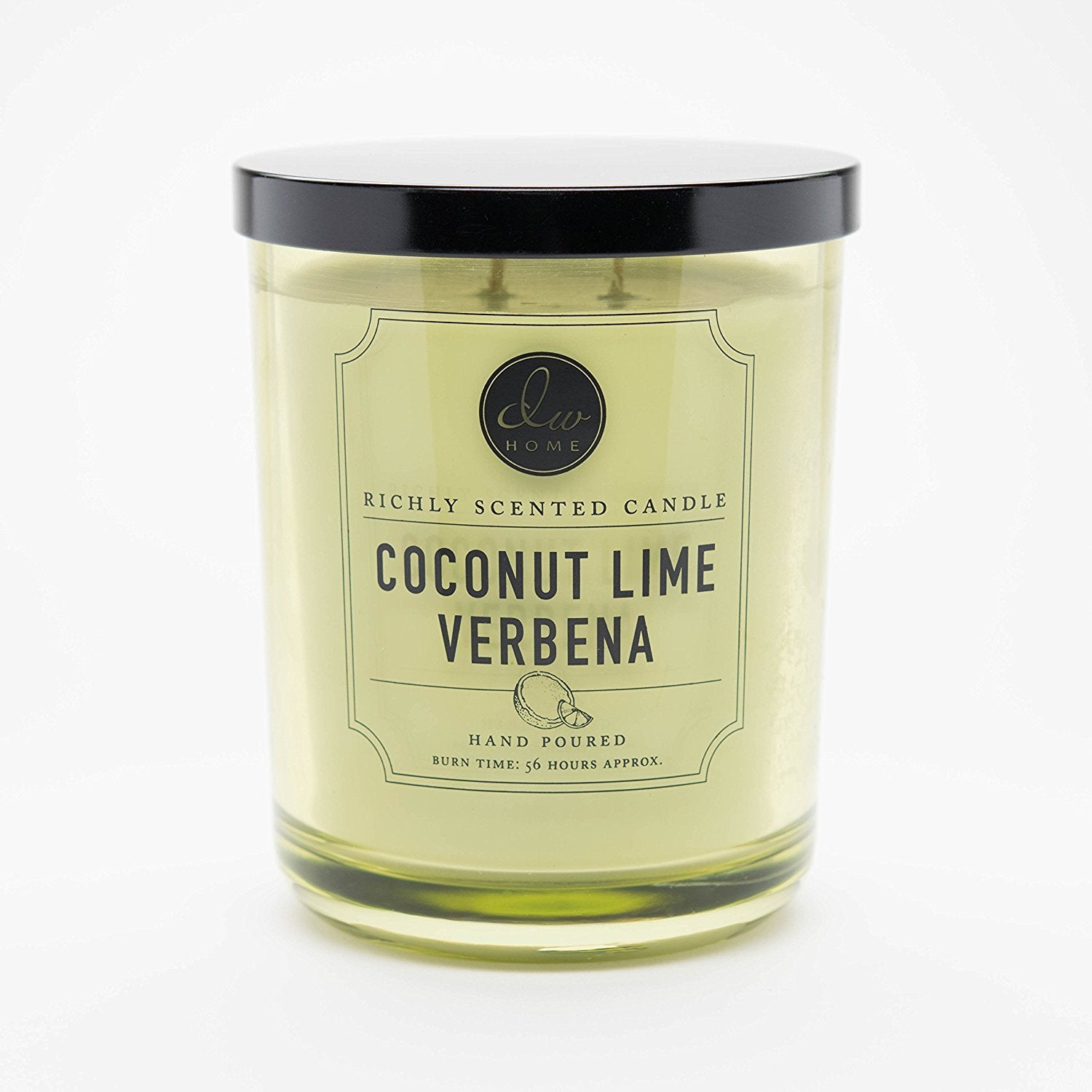 Large Double Wick Candle, Coconut Lime Verbena