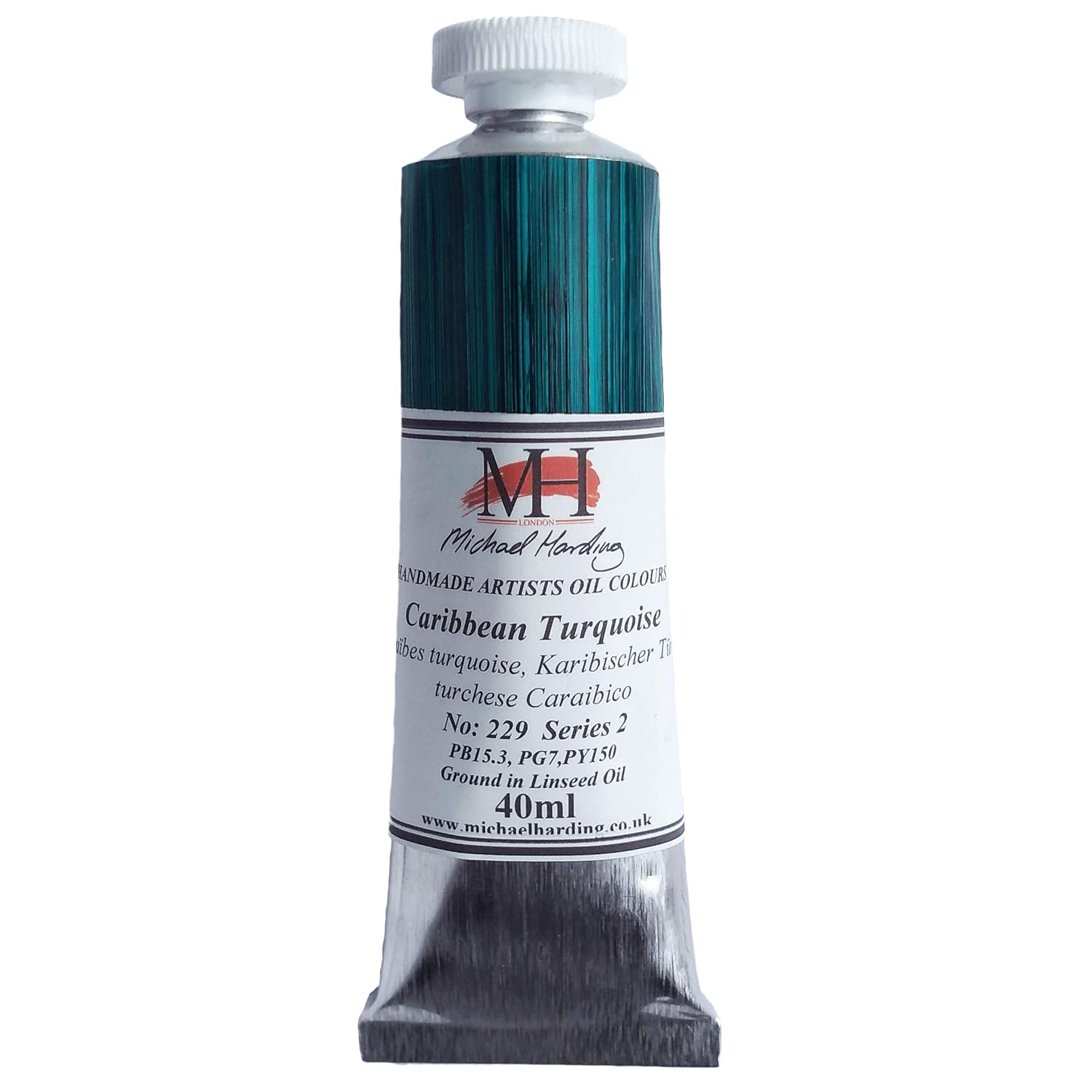 Artist Oil Colours, Caribbean Turquoise, 40Ml Tube, 22940