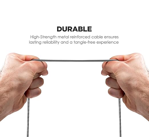 2 Pack 6FT USB C to USB C Braided Metal Charging Cable Ultra Durable Gunmetal