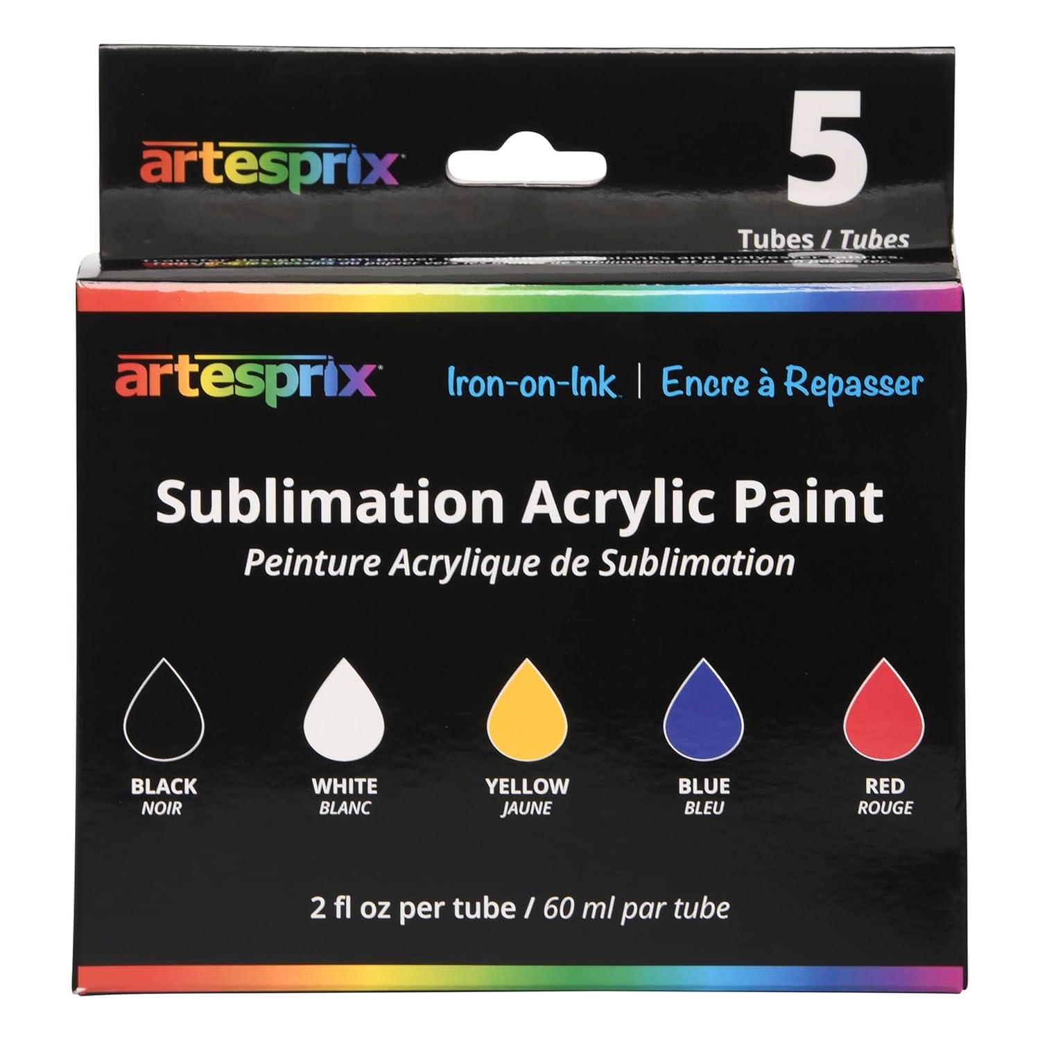 Iron-On-Ink Sublimation Acrylic Paint Set