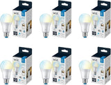 A19 Smart LED Light Bulb 6 Pack Tunable White WiFi Matter Compatible 60W Equivalent E26 Voice Control