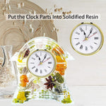 6Pcs Clock Parts For Clock Resin Mold,Clock Pieces For Clock Epoxy Casting Resin Mold