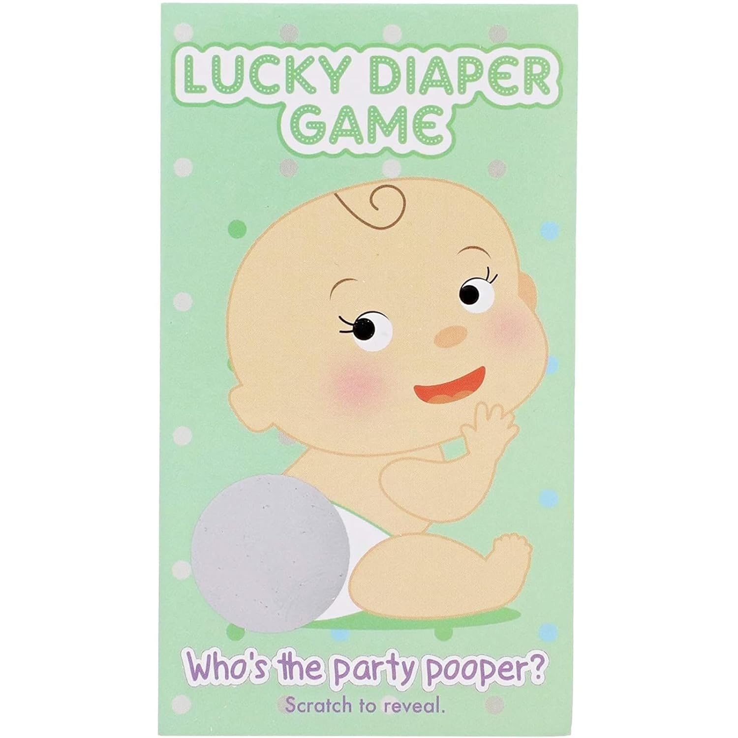 Scratch Off Baby Shower Game Cards - 60 Pack, Multicolor Paper - Baby Shower Games & Scratch Off Activity