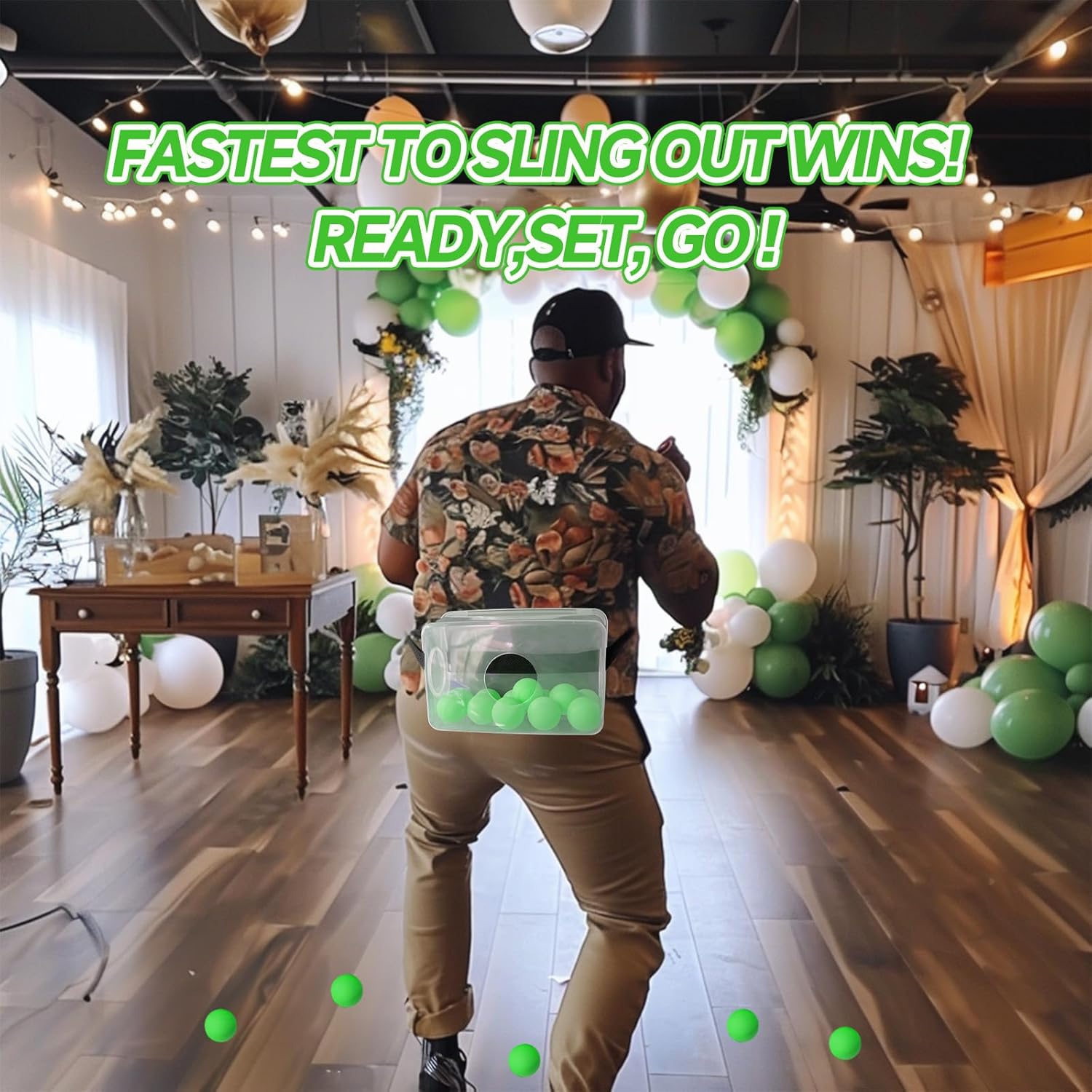 3 Sets Baby Shower Games Funny Bridal Shower Games Activities - Funniest Baby Shower Game Ever, Ice Breakers For Boy Or Girl, Ping Pong Twerk Game (Green)