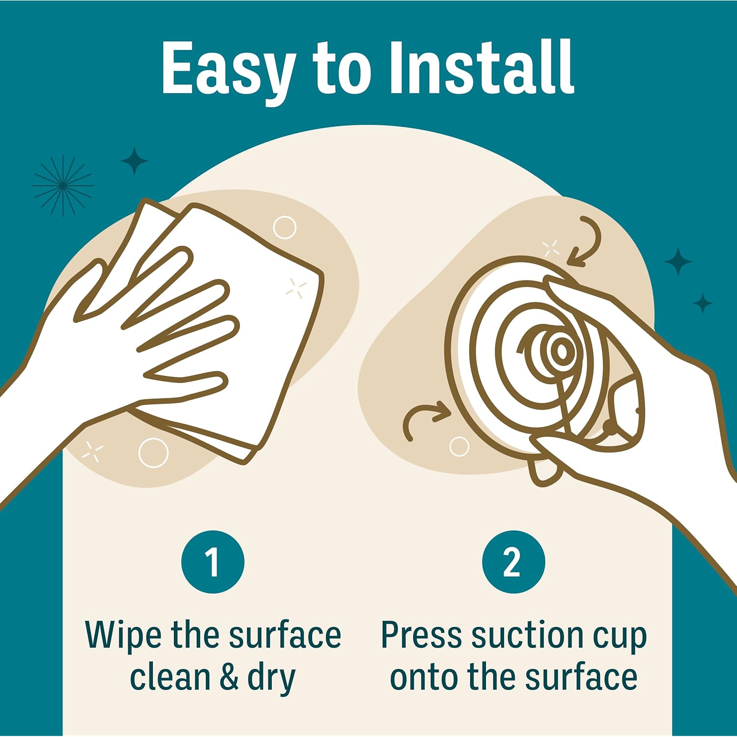 Suction Cup Hooks For Shower 6Pack – Max Load 3Lb Christmas Heavy Duty Suction Cup Hooks – Heavy Duty Wreath Hanger For Bathroom, Window, Towel, Shower Wall, Tile, Glass Door, Camper