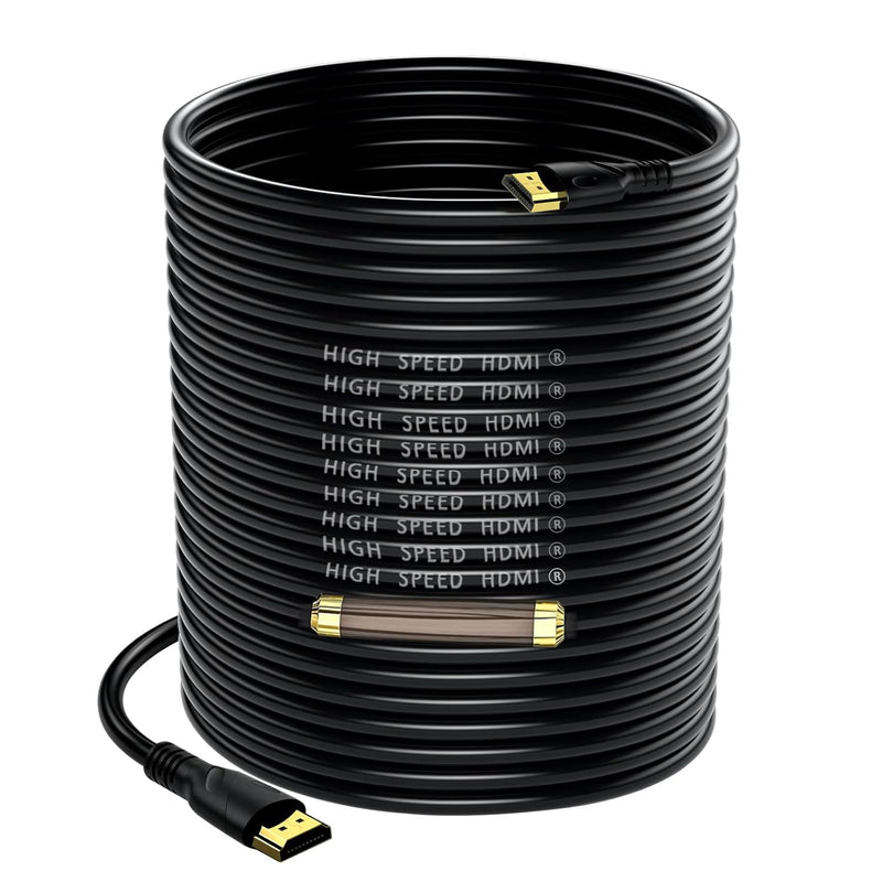 4K Hdmi Cable 100Ft Ultra High Speed Hdmi 2.0 Cord 4K@60Hz 18Gbps, Gold Plated