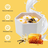 Bee And Daisy Candle – Pure Beeswax Candles For Home Scented, 5.6Oz Vanilla & Honey Candle, Cute Bee Gifts For Women, Teacher Appreciation Gift, Thank You Gift For Her
