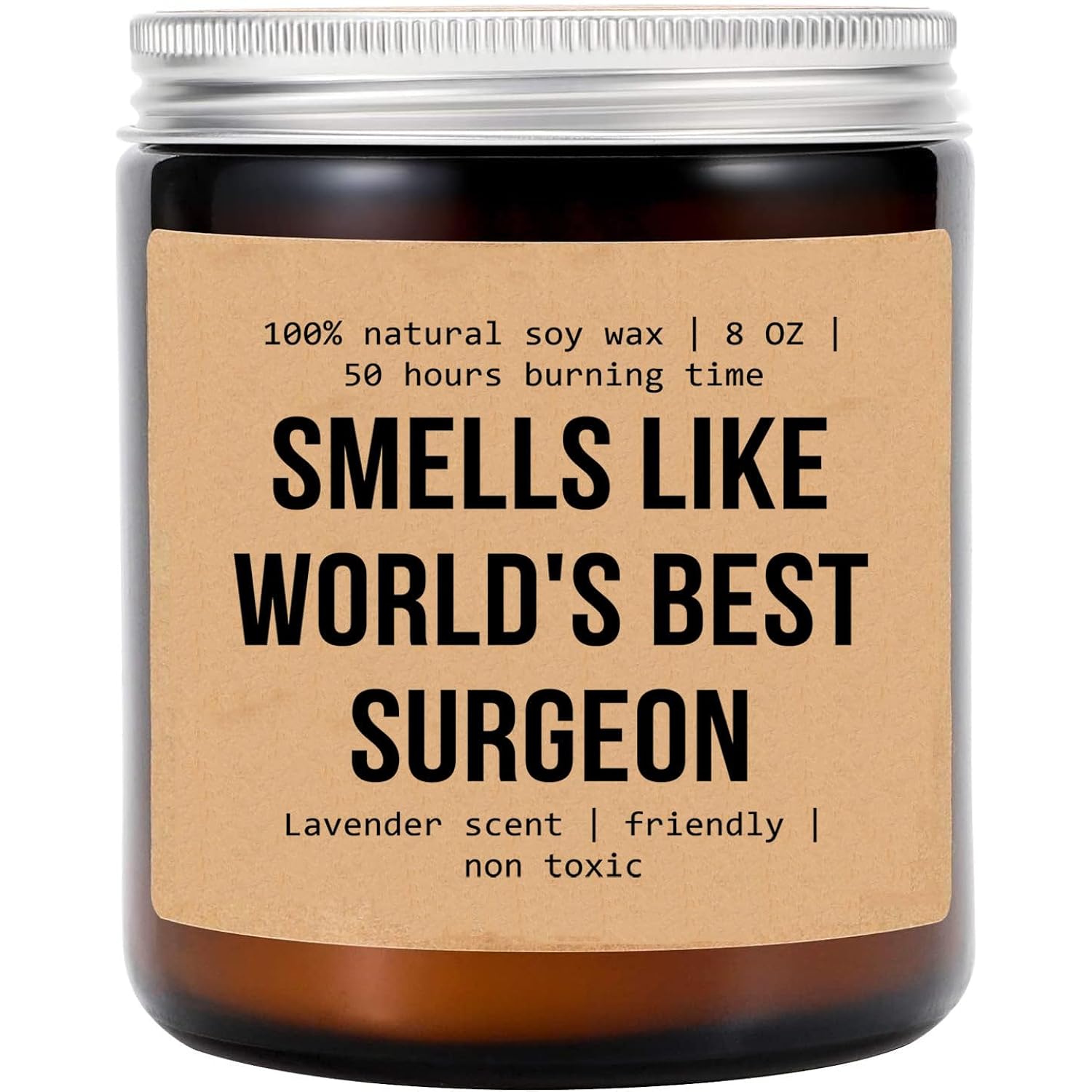 Smells Like World'S Best Surgeon Soy Candle - Plastic Surgeon Gift - Gift For Surgeon - Ecofriendly Candle - Funny Surgeon Gift - Future Surgeon - General Surgeon