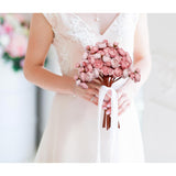 Artificial Silk Ranunculus Flowers, 18 Pcs Real Touch For Home, Garden, Wedding, Party & Festival Decorations, Diy Flower Arrangements, Dusty Rose