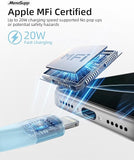3 Pack Apple MFi Certified Lightning Charger Cable 10FT Fast Charging USB Cord for iPhone 14 13 12 11 Pro Max iPad