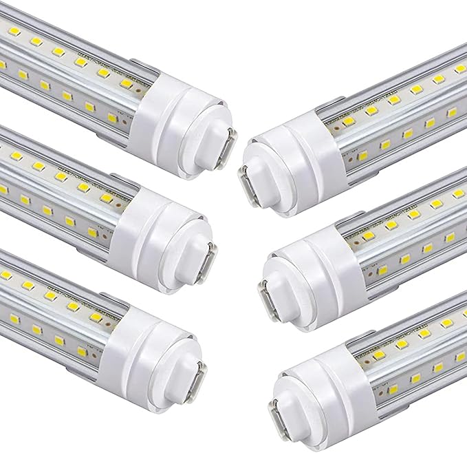 6 Pack 4FT T8 LED Tube Lights 36W 3600LM 5000K R17D Base Ballast Bypass Sign Shop Lights