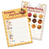 27 Pcs Thanksgiving Games For Family Party Turkey Dinner Activity Cards For Family Adults Friendsgiving Decoration Pictionary Card Fall Harvest Festival Table Paper Favors And Supplies Game