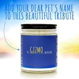 Back to Basics Pet Memorial Candle | Gifts for Loss of Dog or Cat - 9oz Lavender Scented Candle, Non-Toxic Vegan Soy Coconut Wax with Gift Box, Think of You, Grief