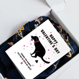 Dog Valentine’S Day Card, Rude Valentines Day Card For Him, Happy Valentine’S Day Card Gift For Dog Lover, Thanks For Always Putting Up With My Shit